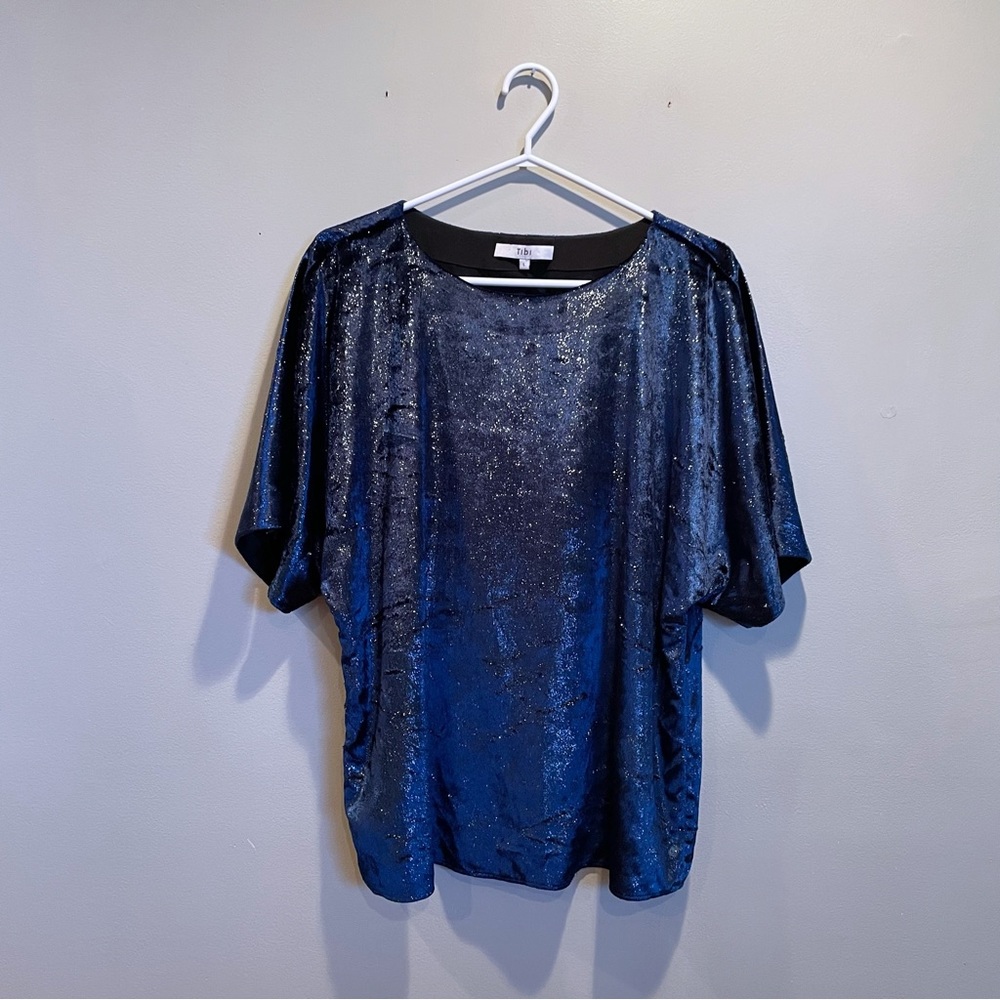 TIBI Velvet Blouse